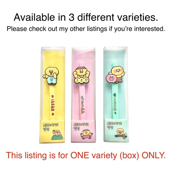 KAKAO FRIENDS Choonsik “Get Rich” Godsaeng Gel Pen Black Ink NIB - Picture 6 of 6